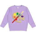 thumbnail image 2 of Inktastic Artist Palette and Brush Toddler Sweatshirt, 2 of 4
