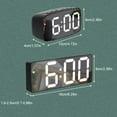 thumbnail image 3 of Alarm Clock Digital Electronic Bedroom Bedside Temperature Display Thermometer Snooze Portable Desktop Date Calendar Household Type 6, 3 of 9