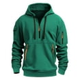 thumbnail image 2 of Men's Zip Up Hoodie Slim Fit Winter Sweatshirt Lightweight Comfortable Pullover For All Seasons With Stylish Design Men Cotton Hooded Sweatshirt, 2 of 3
