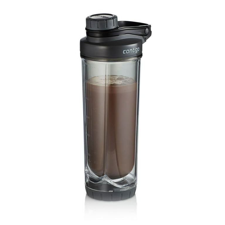2pk Contigo Protein Shaker Bottles Mixer Cups Shake & Go,20oz Each,leak  Proof