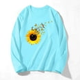 thumbnail image 3 of Cilsoka White Tshirts for Women Dressy Casual Ladies Tops and Blouses Long Sleeve Womens Graphic Tees Fall Winter Plus Size Blouses for Women Long Sleeve My Orders past Orders, 3 of 4