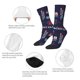 thumbnail image 4 of Balery Nautical Style Sailboat Calcetas Largas con Estampado para Hombre y Mujer – Suaves y Transpirables, Talla Única (US 5-11), 4 of 6