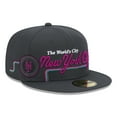 thumbnail image 3 of Men's New Era Graphite New York Mets 2024 City Connect Icon 59FIFTY Fitted Hat, 3 of 6