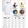 thumbnail image 4 of SPEEDRUN Men's Moisture-Wicking Quick-Dry Golf Polo Shirt Casual Business Short Sleeve White M, 4 of 6