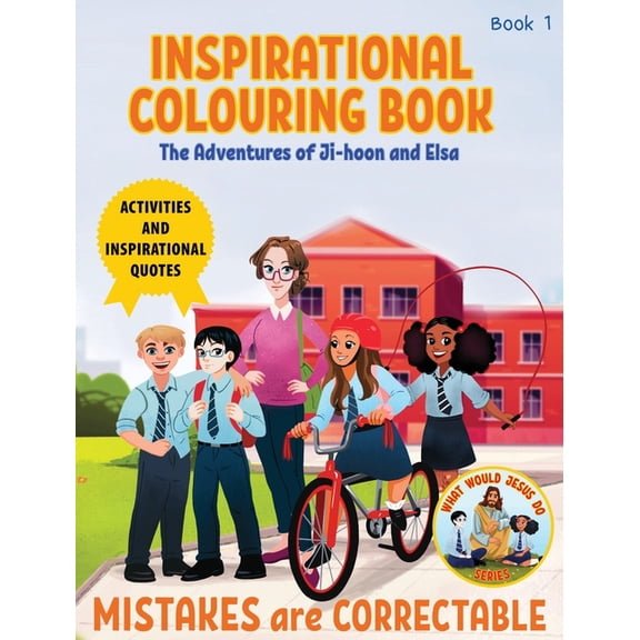 What Would Jesus Do Inspirational Colouring Book 1: Mistakes are Correctable (What Would Jesus Do Series), Book 1, (Hardcover)