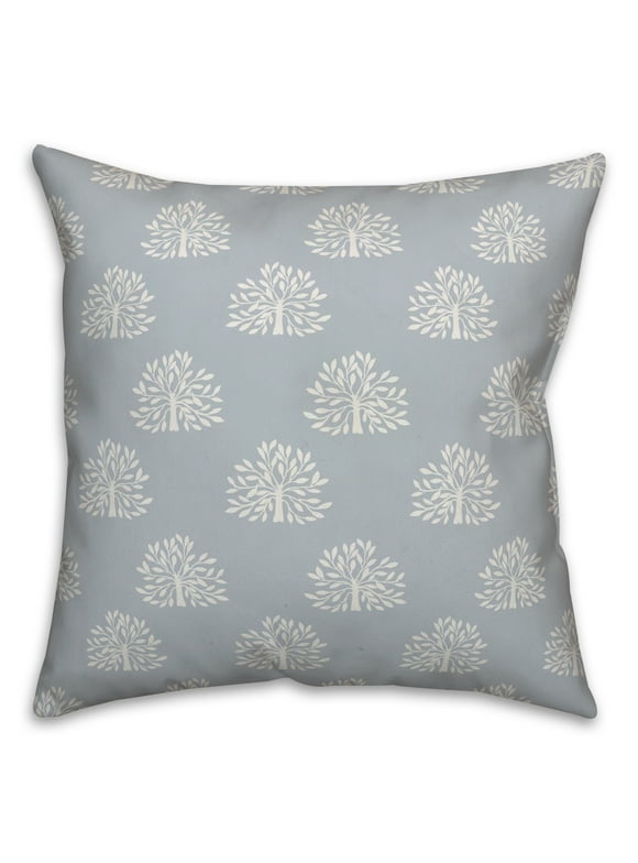 Creative Products Blooming Bush Blue 18 x 18 Spun Poly Pillow