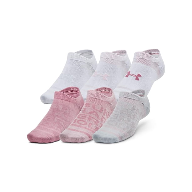 Under Armour Unisex Calcetines Invisibles Esenciales Paquete de 6 XL