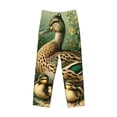 thumbnail image 2 of Fotbe Mallard Duck And Flowers Men's Pajama Pants,Sleepwear Pants,Pj Bottoms Drawstring And Pockets-XX-Large, 2 of 7