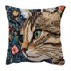 thumbnail image 2 of Spring Cute Pet Patterns Imitation Embroidery Cushion Cover Soft Throw Pillow Cover For Sofa And Chair Ideal Choice For Spring Easter Sofa And Bedroom Decor, 2 of 6