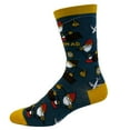 thumbnail image 4 of Women's Gnomad Socks Funny Roaming Gnome Travel Graphic Novelty Footwear, 4 of 9