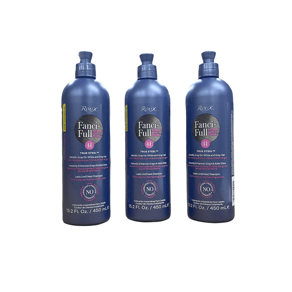 Roux Fanci-Full Rinse #41 True Steel 15.2 Ounce (449ml) (3 Pack)