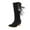 Black, variant on Wyzesi Platform Mini Boots for Women Ladies Fashion Suede Tassel Rhinestone Boots Pointed Toe High Heel Boots Christmas Boots for Women