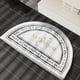 thumbnail image 3 of Alfombra de piso antideslizante Decoración de interiores amigable con Alfombra súper absorbente Secable Aplicaciones amplias Suave para Semicírculo de baño, 3 of 9