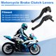 thumbnail image 2 of Palanca de freno de embrague corta ajustable para motocicleta Unique Bargains para Suzuki GSXR600 GSXR750 GSXR1000, palanca de freno de manillar de aleación de aluminio negro sólido, 2 of 7