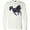 AA-White, variant on Inktastic Beautiful Galloping Black Horse Long Sleeve T-Shirt