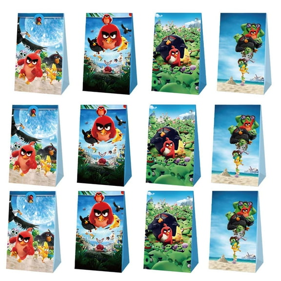 Angry Birds Goodie Party Favor Candy Bags Birthday Decorations Treat Supplies