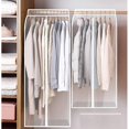 thumbnail image 4 of Hanging Garment Bag Clear Window Wardrobe Closet Clothes Storage Pouch for Case Organizer Coat Suit Dust Cover Protector, 4 of 4