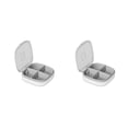 thumbnail image 1 of sweethay Caja de pastillas Contenedores de viaje portátiles Mini porta medicinas Diseño de compartimiento Ranura en forma de U sanitaria a prueba de Type2 NO2 sweethay CBP192306, 1 of 1