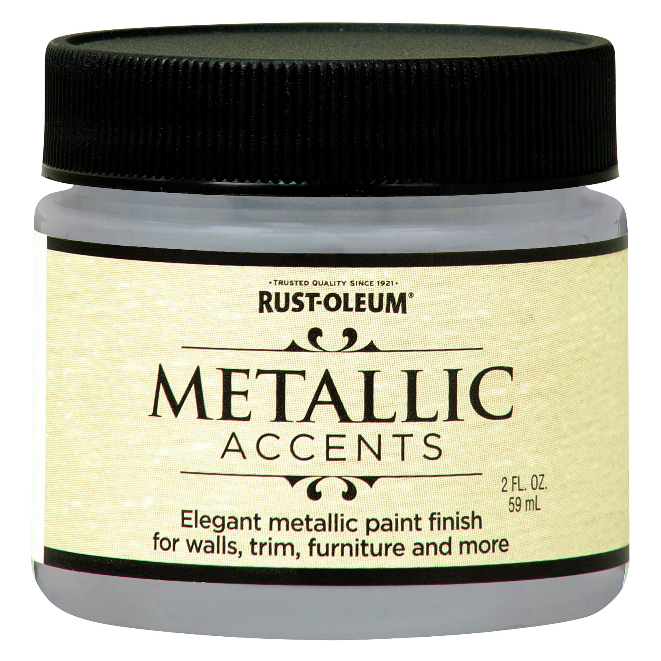 4 Pack, Sea Shell, Rust-Oleum Metallic Accents Paint- 255336, 2 oz