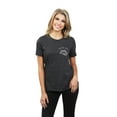 thumbnail image 2 of Thread Tank Read My Lips Women's Relaxed Crewneck T-Shirt Tee Charcoal X-Large, 2 of 4