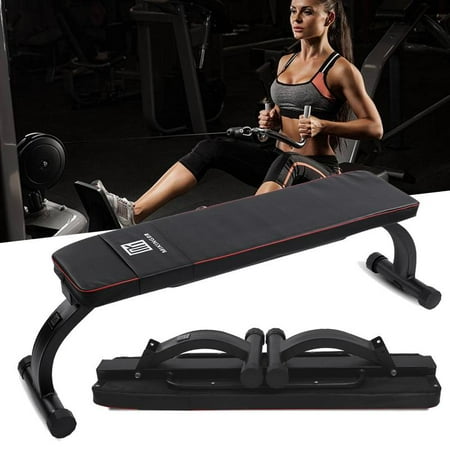 Anauto Home Gym Fitness Flat Bench Foldable Legs For Dumbbell