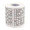 thumbnail image 1 of Papel higiénico de 5x1 Roll Sudoku, papel higiénico de rompecabezas, papel higiénico suave y amigable ecológico, servilleta de pañuelos para la fiesta de Navidad 5 piezas, 1 of 8