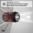 thumbnail image 2 of K&N Performance High-Flow Universal Engine Air Filter: Washable, Multi-Layer Protection, Engineered to Boost Horsepower, RC-2330, 2 of 10