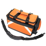 LINE2design Elite Trauma First Aid Medical Bag, Firefighter, EMT, Paramedic, Orange, 600D Polyester - 1 Count