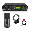 thumbnail image 1 of Interfaz de audio MOTU M4 USB con micrófono MXL 770 y audífonos, 1 of 9