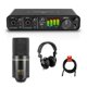 thumbnail image 1 of Interfaz de audio MOTU M4 USB con micrófono MXL 770 y audífonos, 1 of 9