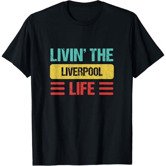 t-shirt Liverpool England Shirts & Gifts mens,black,women,funny,journey,Crew Neck, Short Sleeve,custom clothing patterns.gift