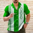 thumbnail image 4 of Totyc Casual and Stylish Men's Retro Striped Bowling Shirt Vintage Button Down Tops, 4 of 8