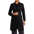 thumbnail image 2 of INSPIRE CHIC Notch Lapel Coat for Women's Pockets Elegant Long Sleeve Winter Coats, 2 of 5