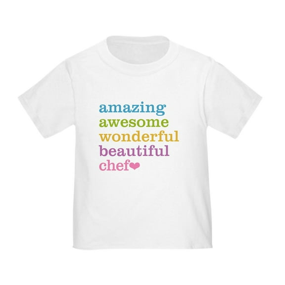 CafePress - Amazing Chef T Shirt - Cute Toddler T-Shirt, 100% Cotton