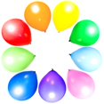 thumbnail image 1 of Juego de globos de arco iris de 12 pulgadas, 30 piezas surtidas de 9 colores brillantes, globo de látex perlado fuerte, para helio o aire oso de fresa  Hogar, 1 of 5