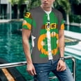thumbnail image 6 of Rateoe Spring St Patrick’S Day Irish Gnomes Pattern Men’s Baseball Short Sleeve Polo Shirt, Midweight Men's Shirt Golf Shirt Polo Shirts Quick Dry Short-4X-Large, 6 of 7