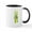 White/Black Inside, variant on CafePress - Peace For Ukraine Ukrainian Hand Peace Sign D Mugs - 11 oz Ceramic Mug - Novelty Coffee Tea Cup
