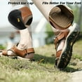 thumbnail image 5 of Azrian Outdoor Men'S Leather Non-Slip Anti-Kick and Anti-Collision Beach Sandals, 5 of 6