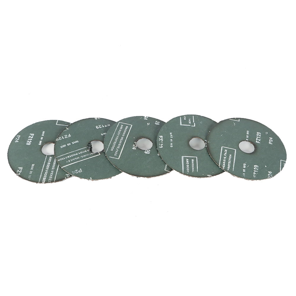 Center Hole 80 Grit Sanding Grinding Discs 10 Pack uxcell 7-Inch x 7/8-Inch Aluminum Oxide Resin Fiber Discs 