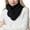 Black, variant on Scarf Womens Thick Knit Winter Two Loop Pullover Scarf Cozy Yarn Wrap Snood Hoodie Shawl Beige,One Size