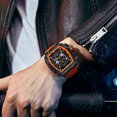 thumbnail image 3 of Reloj para hombre, reloj curvo con espejo degradado, hueco, reloj deportivo para exteriores para hombre, 3 of 4