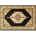 thumbnail image 1 of Ahgly Company Indoor Rectangle Medallion Brown Traditional Area Rugs, 2' x 5', 1 of 4