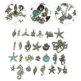 thumbnail image 2 of 56 piezas de dijes de joyería vintage, dijes de bricolaje, fabricación de joyas, collares, pulseras, dijes, 2 of 6