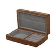 thumbnail image 3 of Joyero De Escritorio Estilo Vintage, Caja De Almacenamiento De Joyas Para Pendientes, Collares, Interior Gris, 3 of 8