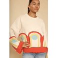 thumbnail image 3 of Miss Sparkling Retro Arch Sweater, 3 of 4