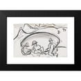 thumbnail image 2 of Ernst Ludwig Kirchner 24x17 Black Modern Framed Museum Art Print Titled - Boys Am See (1919), 2 of 5