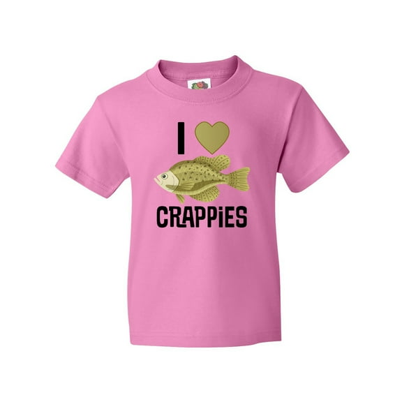 Inktastic Crappie Fishing I Love Crappies Youth T-Shirt
