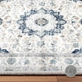 thumbnail image 3 of 6'7"x10' Area Rugs for Living Room, Meafeng Non Slip Carpets Machine Washable Retro Rug for Bedroom Decor 7x10, Blue, 3 of 8