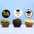thumbnail image 3 of 6Pcs Graduations Caps Sticker for Celebration High Quality Adhesive Easy Peeling No Residues Waterproof Design, 3 of 7