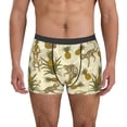 thumbnail image 2 of Goofa Monkeys and Pinealpples Printed Men's Boxer Briefs Underwear, Moisture-Wicking Underwear, Trunk,Soft and Breathable Cotton Underwear-Medium, 2 of 9